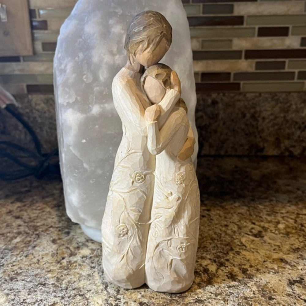 2008 Willow Tree Together Embracing Mother and Child Figurine